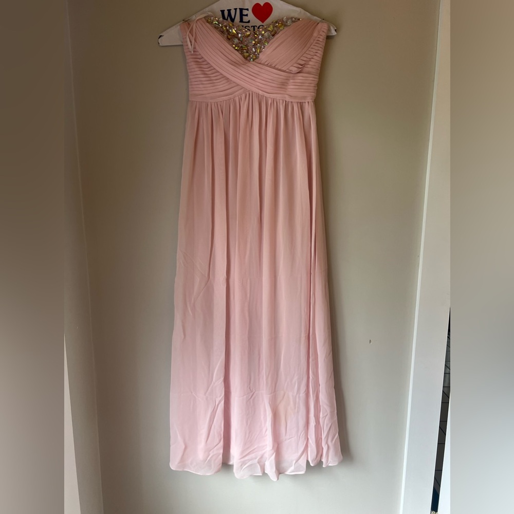 Light Pink Maci Dressy Long Dress Size 2